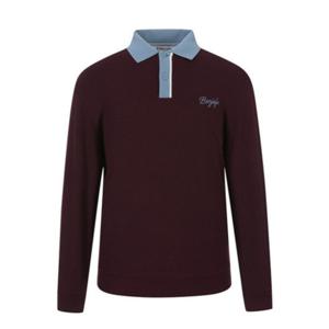 [벤제프][벤제프골프] 남성 골조직 블루종 카라티 BQ5MMTS202DI