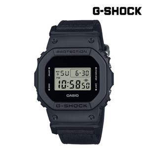 [지샥]천밴드 DW-5600BCE-1DR MAIN 올블랙 스퀘어 전자시계 방수시계