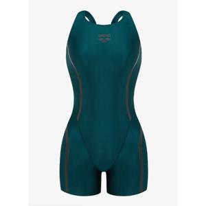 [아레나] 녹터널 선수 3부 반신 드롭백 수영복 A5FL1CE03GRN