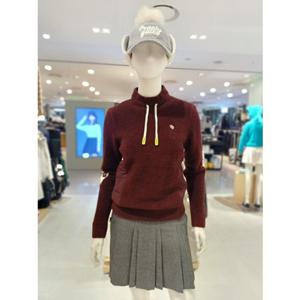 [파리게이츠] 25FW겨울 여성 부클 하이브리드 방풍 니트 (521E4SR402WN)