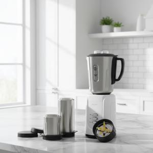 신일 스텐 멀티 믹서기 SMX-1700WK 화이트 SUS304 티타늄코팅칼날 다양한용기