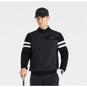 테일러메이드  2025 F W 남성 우븐 하이브리드 집업 방풍 니트 가디건  TMSCE3321-199