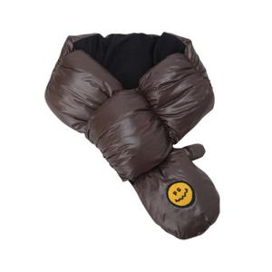 파리게이츠골프용품 NQC 521D4AC002_BR 여성 스마일 패딩 머플러