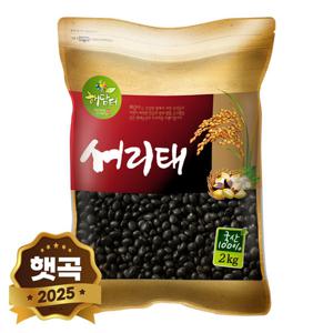 국산 서리태 2kg 속청