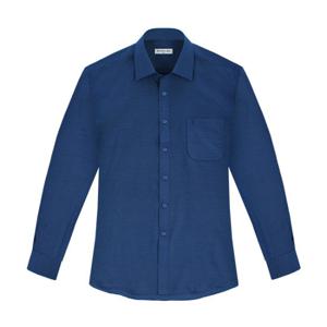 레귤러]링클프리 고급네이비 모달긴팔셔츠_VR265