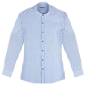 슬림 런던 스트라이프 차이나칼라 긴팔 셔츠_SV7130