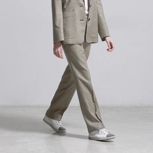 [RS9seoul] Hound Tooth Check High Waist Straight Pants