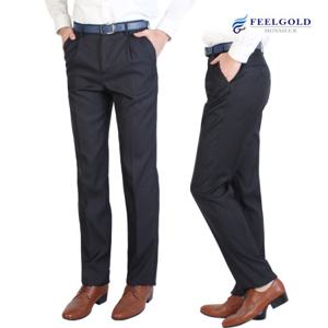 [필골드] A218_1nA219-1 원턱 체크 조직 정장 팬츠