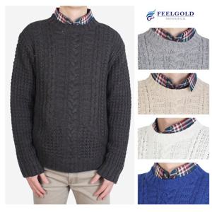 [필골드] MD101 PER 꽈베기와플 라운드 니트