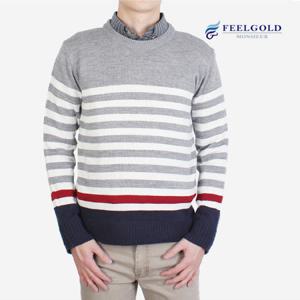 [필골드] MD820 1번 단가라 라운드 니트