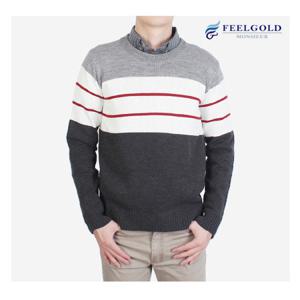 [필골드] MD821 2번 단가라 라운드 니트