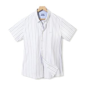 네이비블루스트라이프 반팔남방셔츠_RFC20115