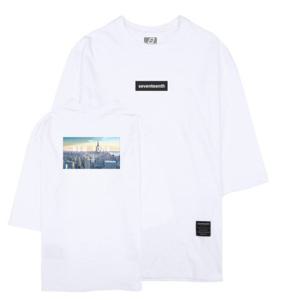 SEVENTEENTH CITY VIEW NEW YORK 7CUT TEE 화이트