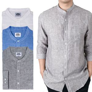 7부 차이나 카라 퓨어린넨 셔츠 3종_RFC70231_3_9