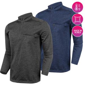 [노블진]F 라노배색기모티 남자등산복티셔츠 등산집업티 겨울