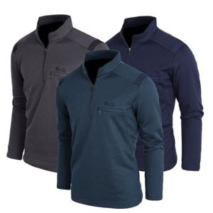 [노블진]F 라노 체크 기모 남성 등산복 상의 작업복 긴팔 겨울