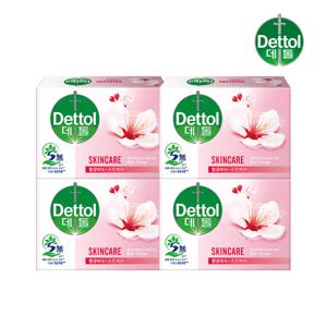 데톨 스킨케어 비누 100g x4개 Dattol 핸드워시