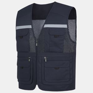 [노블진]고급 야광망사 조끼 작업용조끼 야광조끼 안전조끼