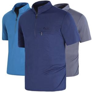 [노블진]Q 라노아이스반팔티 작업복 남성 스판 쿨링 등산티