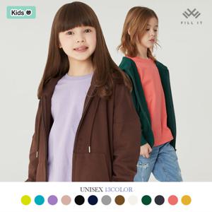 키즈 시그니처 쭈리 후드집업