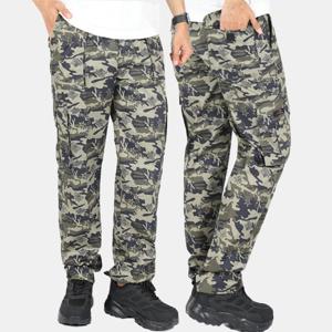 [노블진]윈드얼룩건빵 바지 작업복 카고 밀리터리 작업복하의