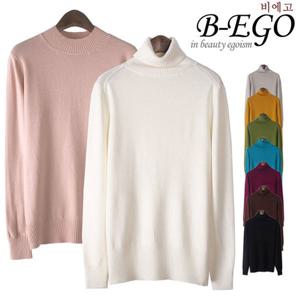 [단독특가]비에고/베이직 터치 폴라/반폴라 니트