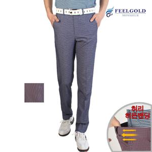 [필골드] 남성 여름 허리밴딩 잔체크 팬츠 C180n181