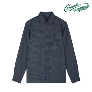 [크로커다일] 선염 자가드 위사ST 캐주얼 남방 CDAA6WS3411