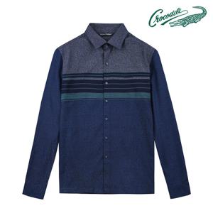 [크로커다일] 멀티 블러킹 스트라이프 남방