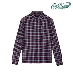 [크로커다일] 격자 패턴 남방 CDAA6WS3432