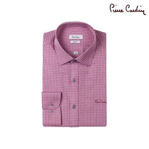[피에르가르뎅] 핑크 잔체크 슬림핏 셔츠 PKDS3971