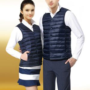 [필골드] 경량 패딩 브이넥조끼 UR557 단체복 업무복 빅사이즈