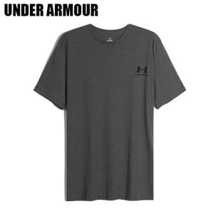 [언더아머] 남성 스포츠 스타일 레프트 체스트 반팔 1326799-019