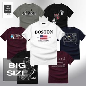 더네임스튜디오 유니크한 반팔티 3XL~5XL 빅사이즈 티셔츠 11종