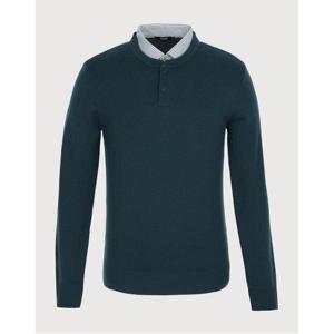 [트레몰로][TREMOLO] 레이어드 모혼방 솔리드 니트._TRNBP3Z8411