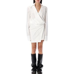 아티코 스트라이프 코튼 포플린 미니 셔츠 원피스 25P250WCA003