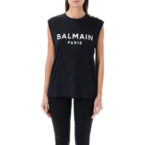 발망 3버튼 라운드 넥 탱크 탑 25PCF1ED001BB02 EAB