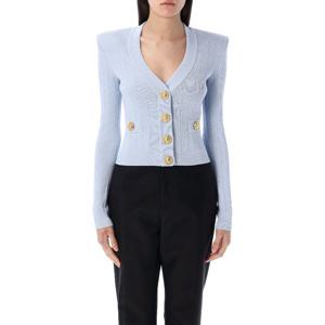 발망 골드 버튼 브이넥 가디건 25PDF1KL007KB07 6AC