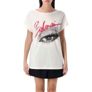 발망 아이 보트 넥라인 티셔츠 25PEF0EG012GE84 GTR