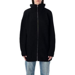 MM6메종마르지엘라 리브 울 블렌드 집업 가디건 S62AN0158M1319