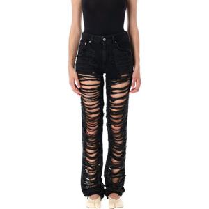 MM6메종마르지엘라 브로큰 립 하이웨이스트 스키니 진 S62LB019