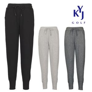[김영주골프][김영주골프]겨울 기모 슬림핏 여성조거팬츠 KLWLSL