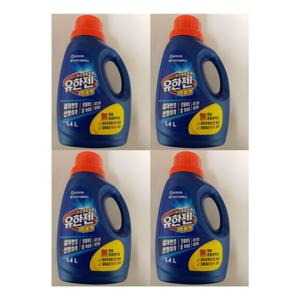 유한젠 액체형 표백제 1.4L 용기 4개입 유한양행