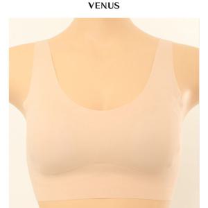 [비너스]솔브 프리컷팅 심리스 노와이어 브라탑 VBRS906 SK