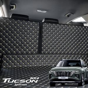 투싼 NX4 카이만 퀄팅 레더 트렁크 매트 차바닥 매트