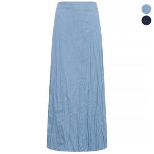 [BNX] 여성 주름 데님 스커트