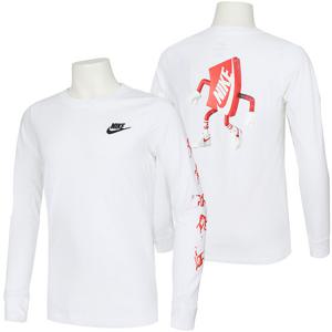 [정품] 나이키 주니어 스포츠웨어 슈박스 긴팔티 (DO1838-100)