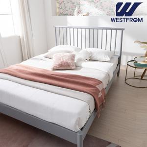 웨스트프롬 버터밀크 원목침대 SS+바다 매트 SS