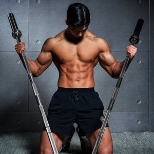 멜킨 탄력봉 바벨 중량 봉 중량 바 헬스바 프로실버 1800mm