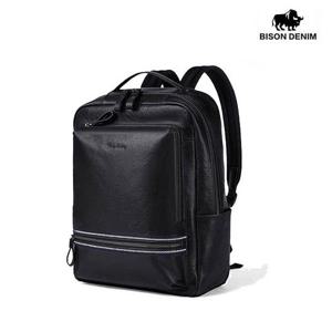 바이슨데님 남자 수제가죽 15인치 노트북 백팩 가방 N20228